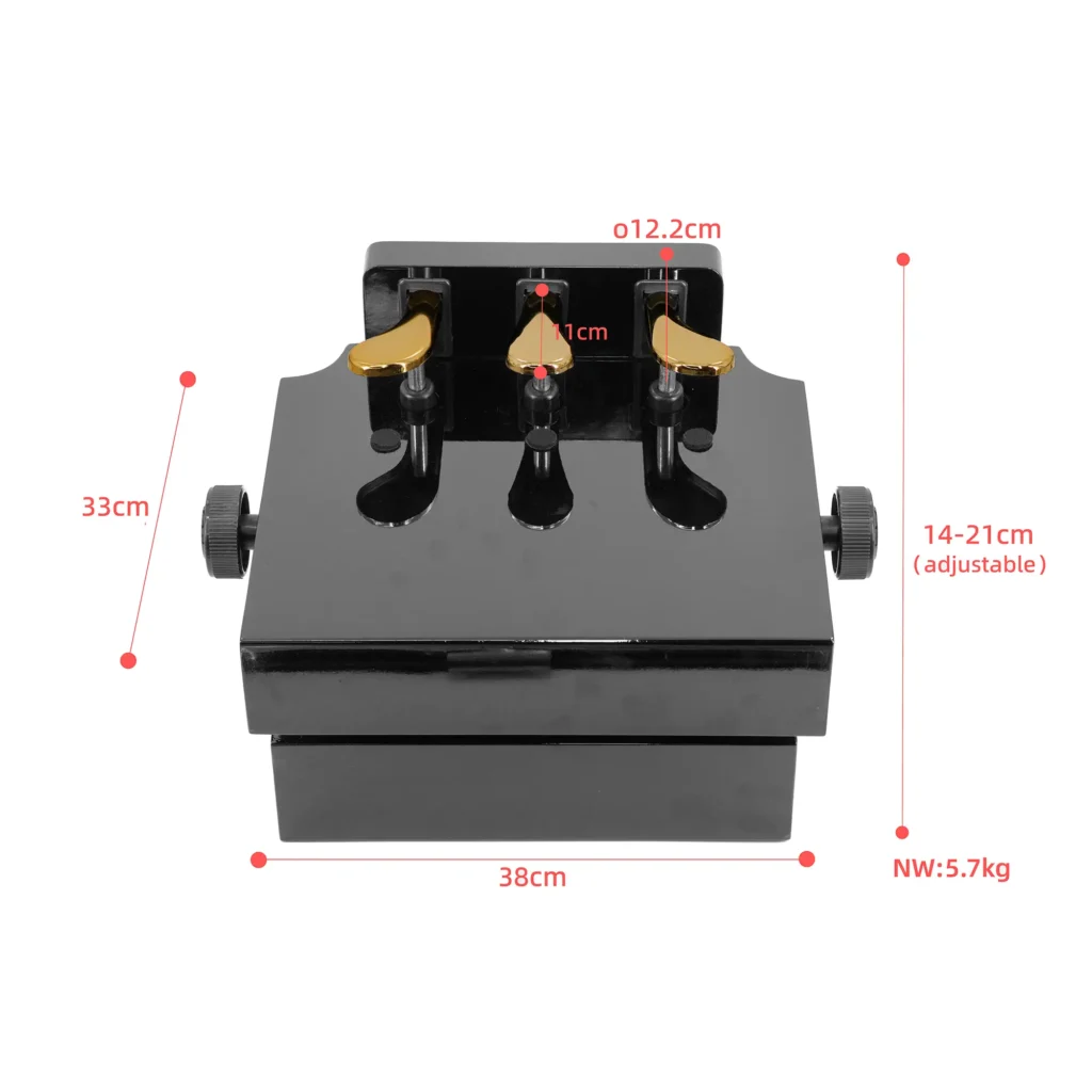 Kinderpedal höhenverstellbar, Einstellrad,