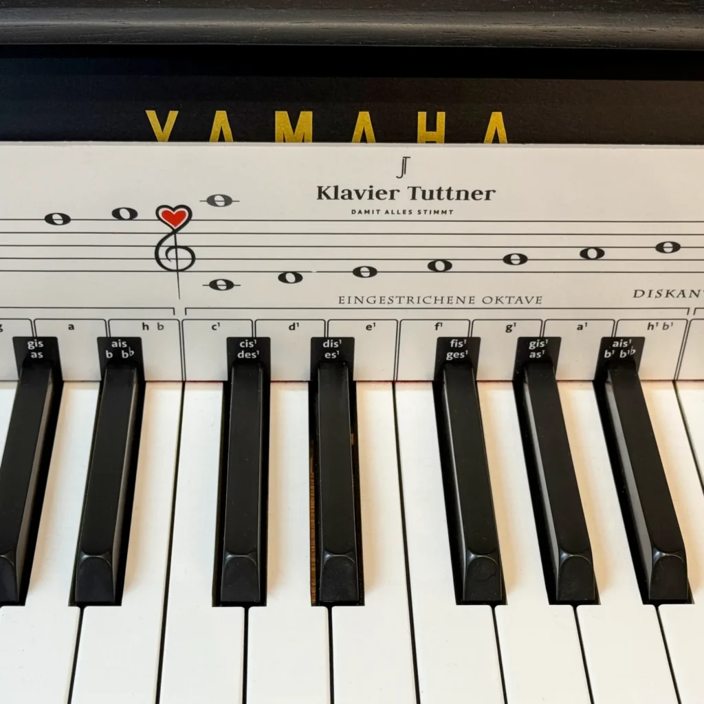 TonGenau® Classic Klaviatur Schablone,