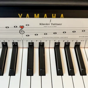 TonGenau® Classic Klaviatur Schablone,