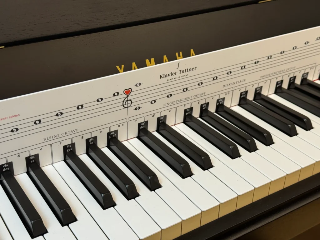 TonGenau® Classic Klaviatur Schablone,